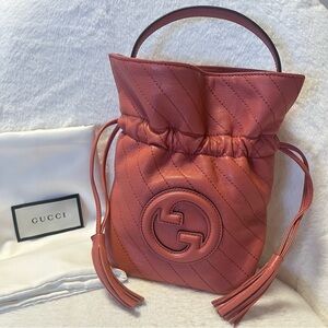 Gucci Pink Mini Drawstring Bag